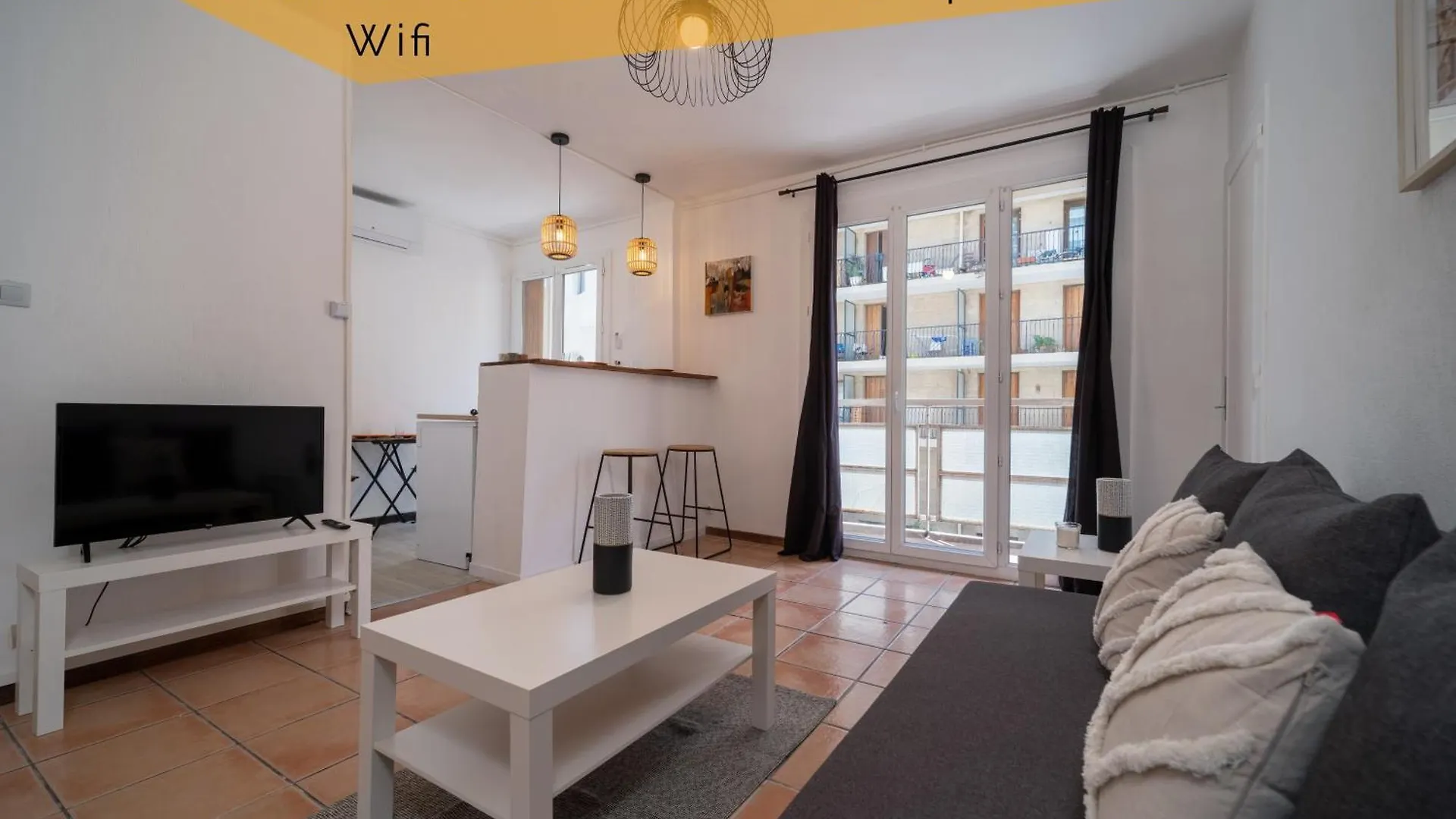 Appartement Climatise Avec Parking 4 Couchages A 5Min A Pieds De La Gare St Charles Марсель Апартаменты